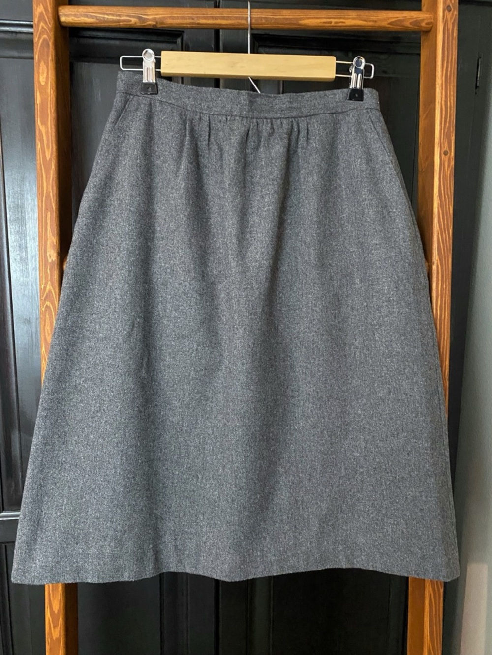 Oscar de la Renta / Vintage Wool Skirt